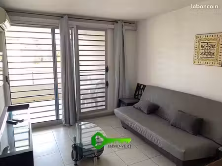 immo-vert  appartement t1 meublé  cayenne