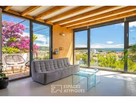 maison contemporaine avec vue mer