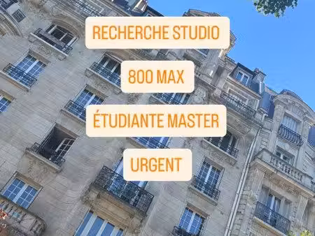 recherche studio étudiante