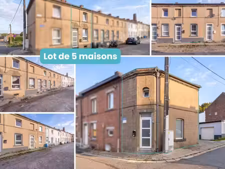 lot de 5 maisons a saisir  actuellement louees !