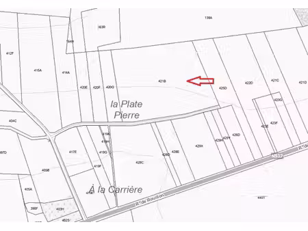 terrain de 3 ha 17 a 07 ca à vendre