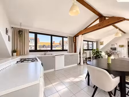 etterbeek - lumineux appt 1ch +/-60m² en arriere maison