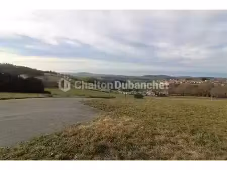 montchal - terrain viabilisé de 1240 m²