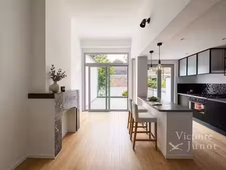 ixelles – rdc 2 chambres avec jardin