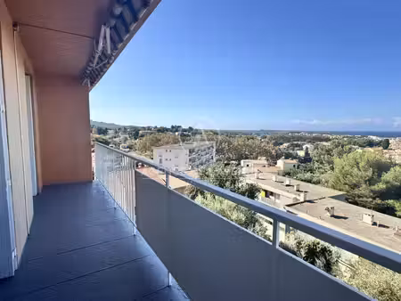 appartement vue mer t3 831400 six fours