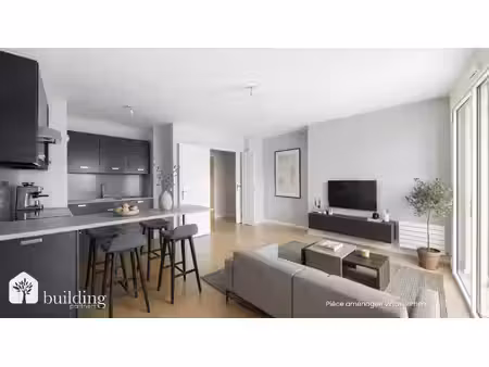côte neuilly levallois-perret - appartement 2 pièces 49 44 m² avec balcons de 7 80 m² et 3