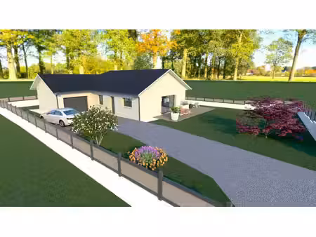 terrain avec maison neuf à vendre