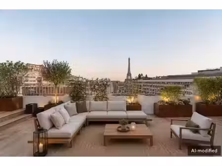 vente appartement 6 pièces 296 m² à paris 16ème (75016)  9 450 000 €