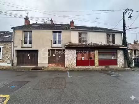 samois-sur-seine – ensemble immobilier 240 m² – centre village – terrain 850 m² – idéal in