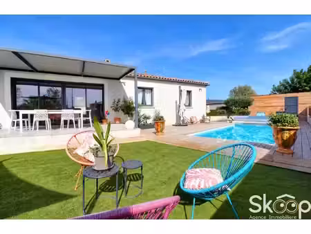 vente maison plain pied 4 pièces vacquières (34270)