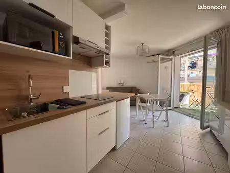 a louer beau studio meuble nice pasteur ideal etudiant