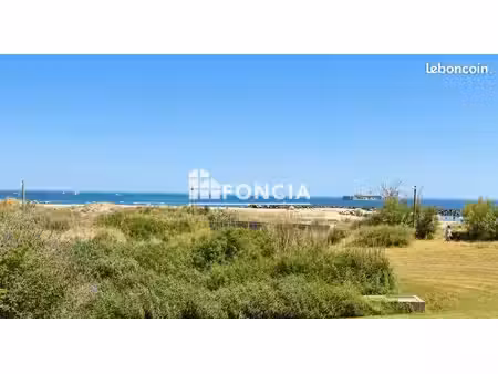 rochelongue - appartement 2 pièces avec superbe vue mer ? - parking privé
