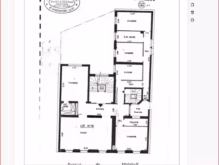 vente appartement 6 pièces 174 m² à paris 16ème (75016)  1 940 000 €