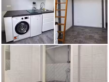 appartement rénové studio 17m² + mezzanine meublé quartier grenoble europole