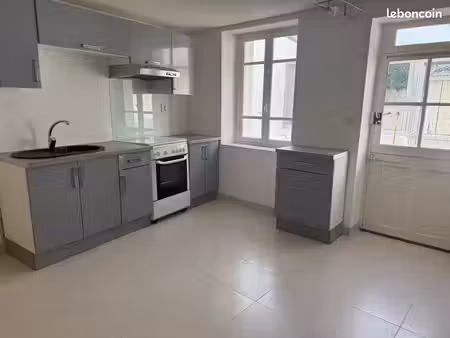 maison 60 m² – centre de loué – 2 chambres – jardin – garage