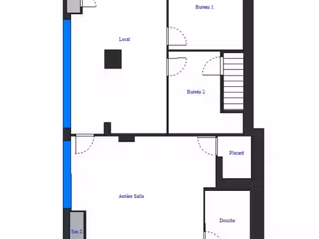 local commercial 87 m² nice