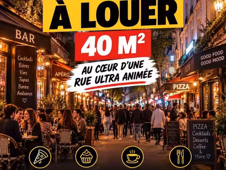 local 40 m² paris 11