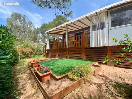 mobil-home 3 chambres – 40 m² – oasis village 5 étoiles – puget-sur-argens