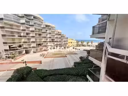studio cabine canet sud grande loggia 8 m2 proche plage