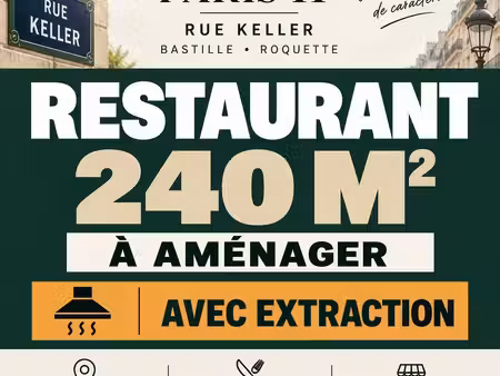 local 240 m² paris 11