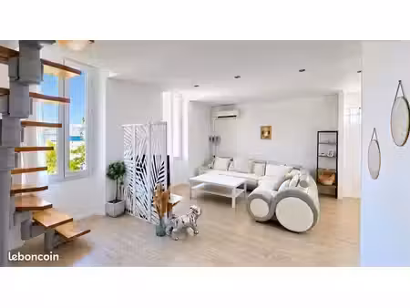 appartement duplex 4 pièces – 75 m² – vue mer – la seyne-sur-mer