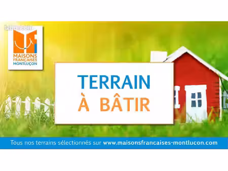 terrain à bâtir de 633 m² à desertines (03)