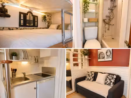 vente studette meublée avec mezzanine levallois perret