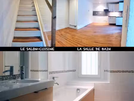 appartement t3 en duplex – 60 m² – 2 chambres avec jardin ?