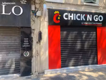 local commercial restauration / snack / traiteur 55m² toulon st-jean