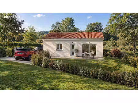 projet de construction d'une maison 65 m² avec terrain à saint-alban-d'ay (07)