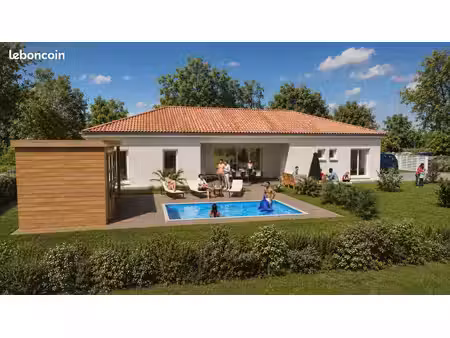 projet de construction d'une maison 135 m² avec terrain à roiffieux (07)
