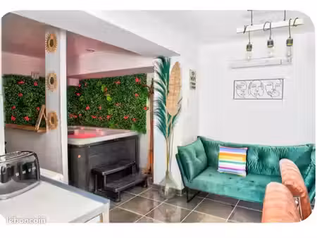 port-la-nouvelle – appartement 45 m² avec jardin privatif et jacuzzi – entièrement rénové 