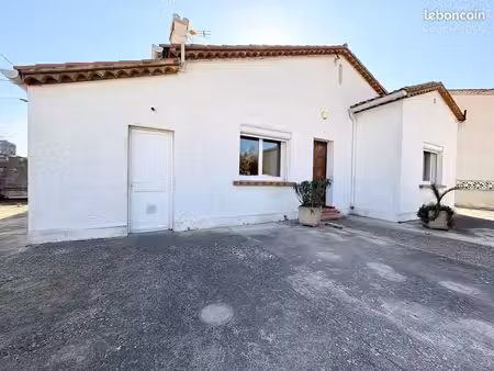 maison de plain-pied 73 m² – 2 chambres – 265 m² de terrain – port-la-nouvelle