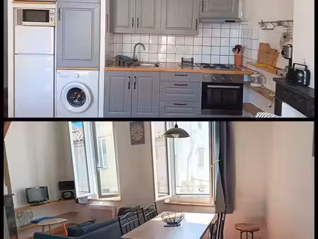 location t2 meublé équipé 34 m2