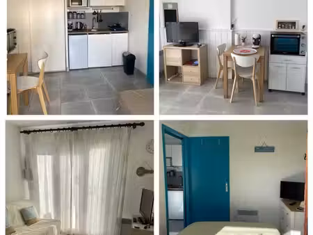 appartement 2 pièces rez-de-jardin  proche plage et marais avec place de parking privée à 