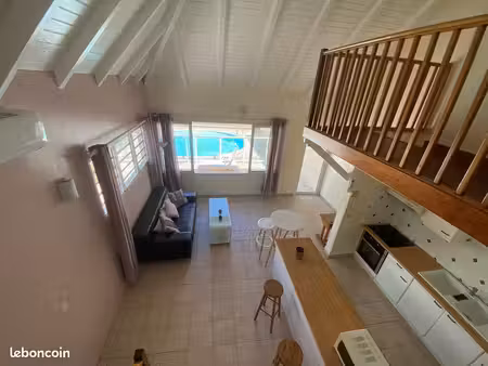 loue t2 duplex piscine à convenance
