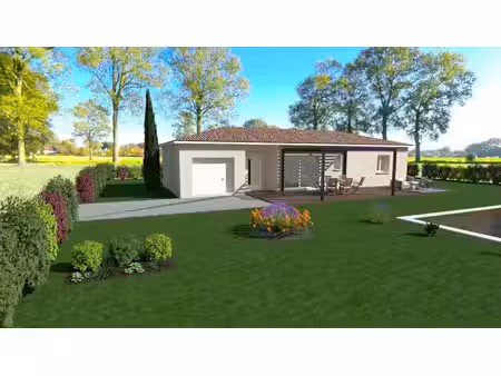 terrain avec maison neuf à vendre