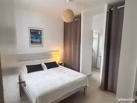 location t2 meublée proche de la mer