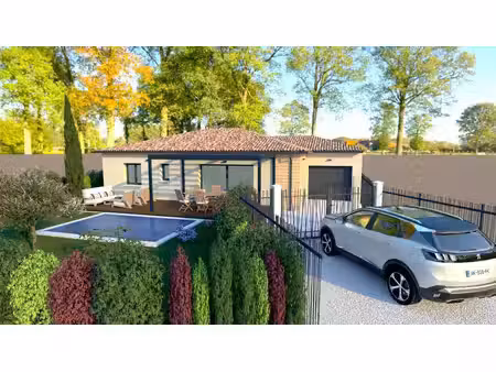 terrain avec maison neuf à vendre