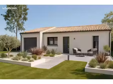 maison de 88.87 m² sur un terrain de 770 m² à saint-claud en charente (16)