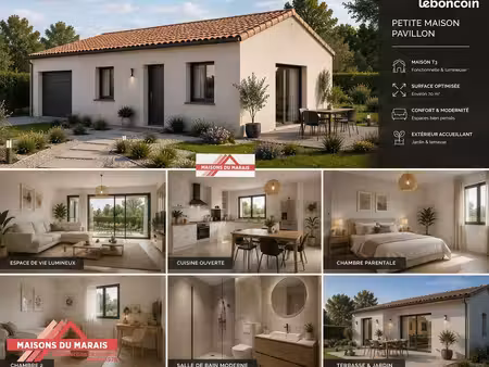 maison 71 m² avec terrain à surgeres