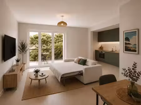 magnifique studio au calme avec extérieur à sanguinet