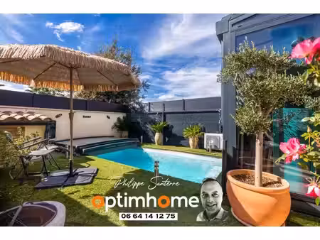 codognan - villa contemporaine de plain-pied avec piscine