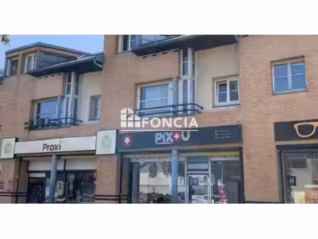 ezanville centre  f3 en duplex vendu occupé comprenant entrée séjour  cuisine  wc  salle d