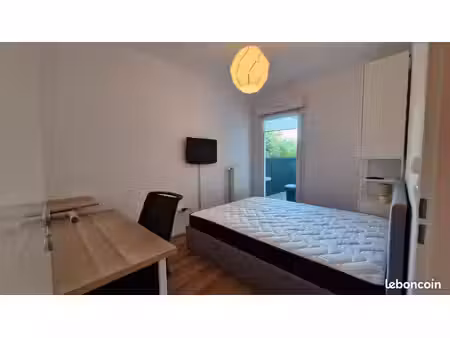 chambre meublée 9 6m2 - résidence récente de standing (2019 - dpe c)