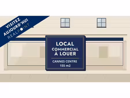location commerce cannes 06400 155m²
