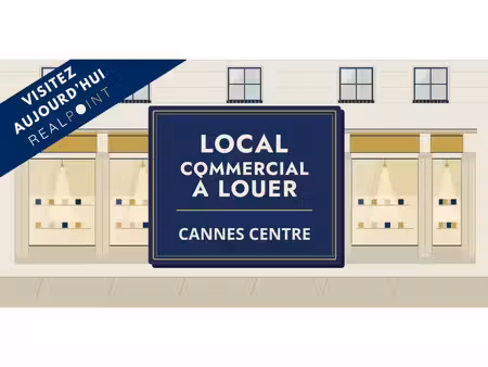 location commerce cannes 06400 60m²