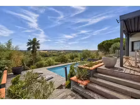 aureville - maison familiale de 241 m2 avec piscine et vue p