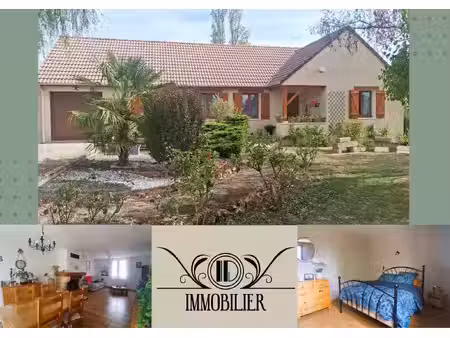 maison de plain-pied - jardin arboré et garage