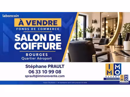 fonds de commerce 60 m² bourges